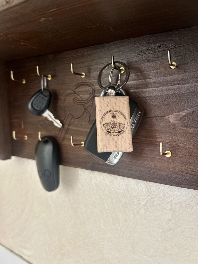Portachiavi di Sentieri Digitali con logo personalizzato e qrcode
